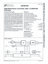 DataSheet ADC081500 pdf