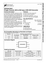 DataSheet ADC081S051 pdf