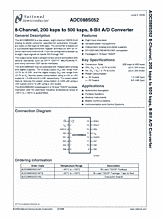DataSheet ADC088S052 pdf