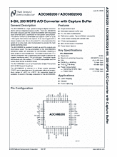 DataSheet ADC08B200 pdf