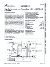 DataSheet ADC08D1500 pdf