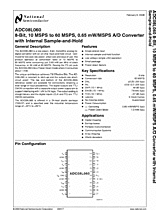 DataSheet ADC08L060 pdf