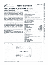 DataSheet ADC10040 pdf