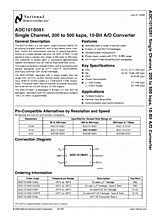 DataSheet ADC101S051 pdf