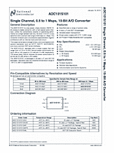 DataSheet ADC101S101 pdf