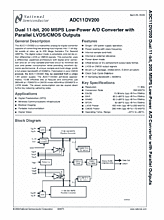 DataSheet ADC11DV200 pdf