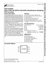 DataSheet ADC122S625 pdf