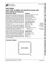 DataSheet ADC12D040 pdf