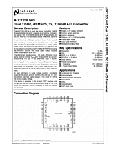 DataSheet ADC12DL040 pdf