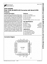 DataSheet ADC12DS080 pdf