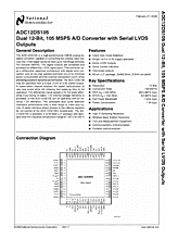 DataSheet ADC12DS105 pdf