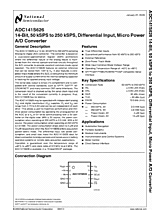 DataSheet ADC141S626 pdf
