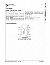 DataSheet DS14C88 pdf