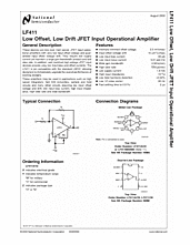 DataSheet LF411 pdf