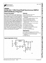 DataSheet LM2854 pdf