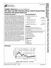 DataSheet LM48511 pdf