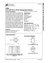 DataSheet LM60 pdf