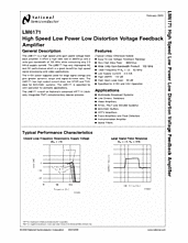 DataSheet LM6171 pdf