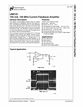 DataSheet LM6181 pdf