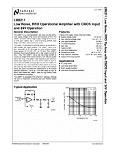 DataSheet LM6211 pdf