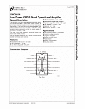 DataSheet LMC6024 pdf