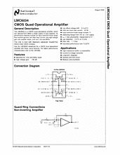 DataSheet LMC6034 pdf