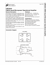 DataSheet LMC6044 pdf