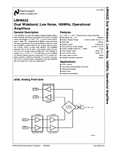 DataSheet LMH6622 pdf