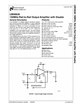 DataSheet LMH6639 pdf