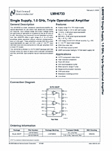 DataSheet LMH6733 pdf