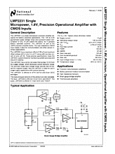 DataSheet LMP2231 pdf