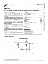 DataSheet LMP7732 pdf