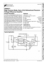 DataSheet LMP8271 pdf