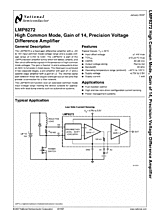 DataSheet LMP8272 pdf