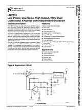 DataSheet LMV712 pdf