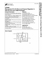 DataSheet LP2982-2.6 pdf