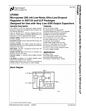 DataSheet LP2992-3.3 pdf