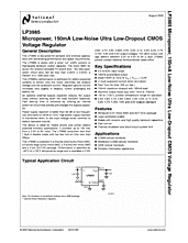 DataSheet LP3985-3.0 pdf