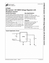 DataSheet LP3992 pdf