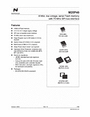 DataSheet M25P40 pdf