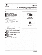 DataSheet M25P64 pdf