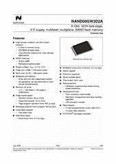 DataSheet NAND08GW3D2A pdf