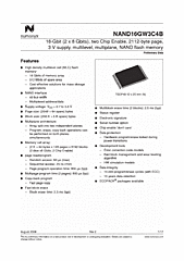 DataSheet NAND16GW3C4B pdf