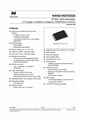 DataSheet NAND16GW3D2A pdf