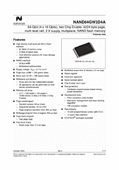 DataSheet NAND64GW3D4A pdf