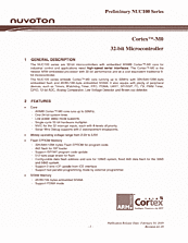 DataSheet NUC100LE3AN pdf