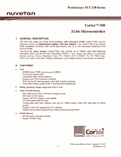 DataSheet NUC130LE3AN pdf