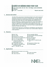 DataSheet ADC1413D125 pdf