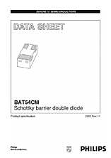 DataSheet BAT54CM pdf