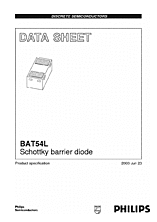 DataSheet BAT54L pdf